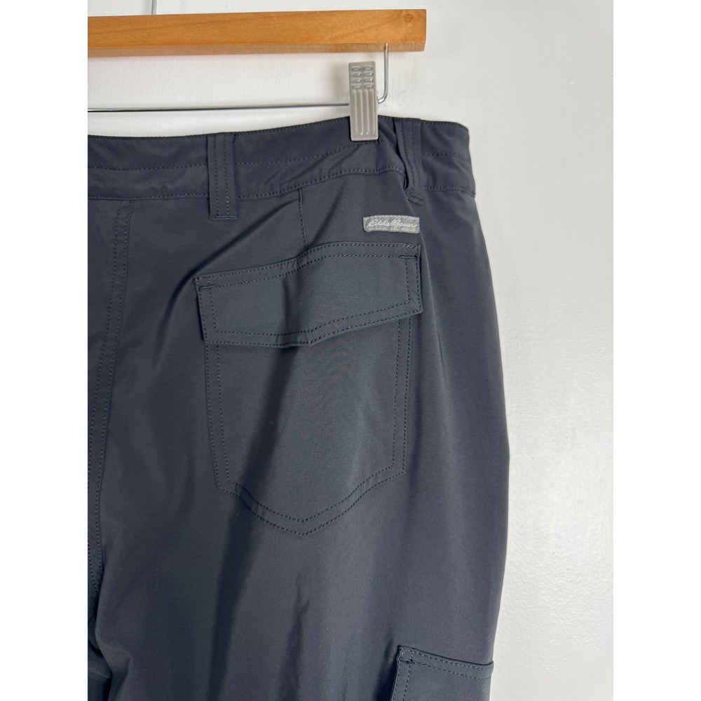 Outdoor Eddie Bauer Womens 10T Fleece Lined Cargo Pants Black Tall Insulated - Picture 10 of 11